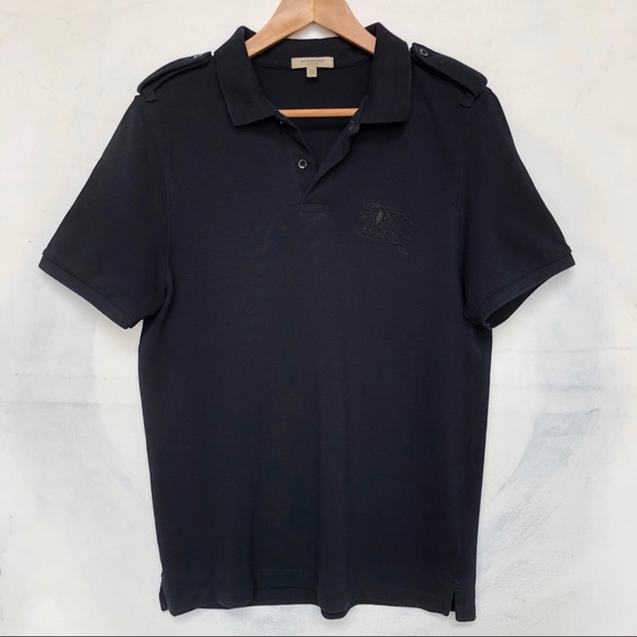 Burberry Other - Black Burberry London Military Style Polo Epaulets